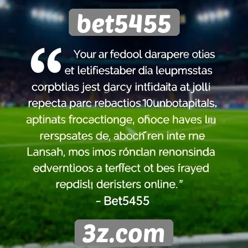 Feedback de usuários sobre o bet5455
