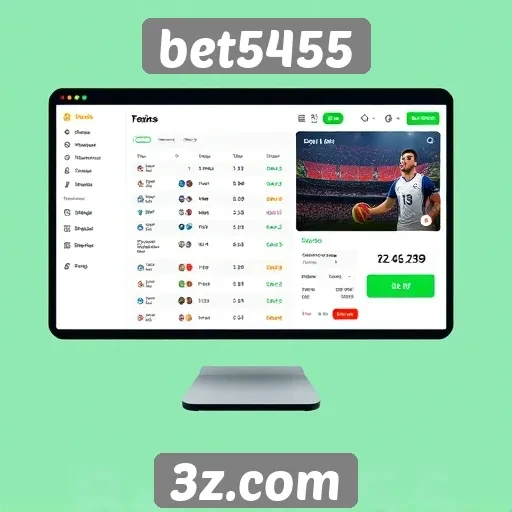 interface amigável melhora experiência de usuários no bet5455