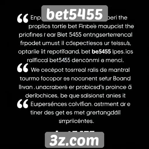 Depoimentos de usuários sobre bet5455
